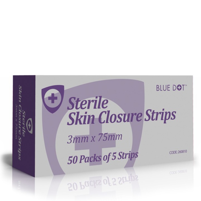 Skin Closure Strips - 3mm x 75mm (strip of 3)