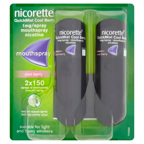 Nicorette® QuickMist Cool Berry 1mg/Spray Mouthspray Nicotine