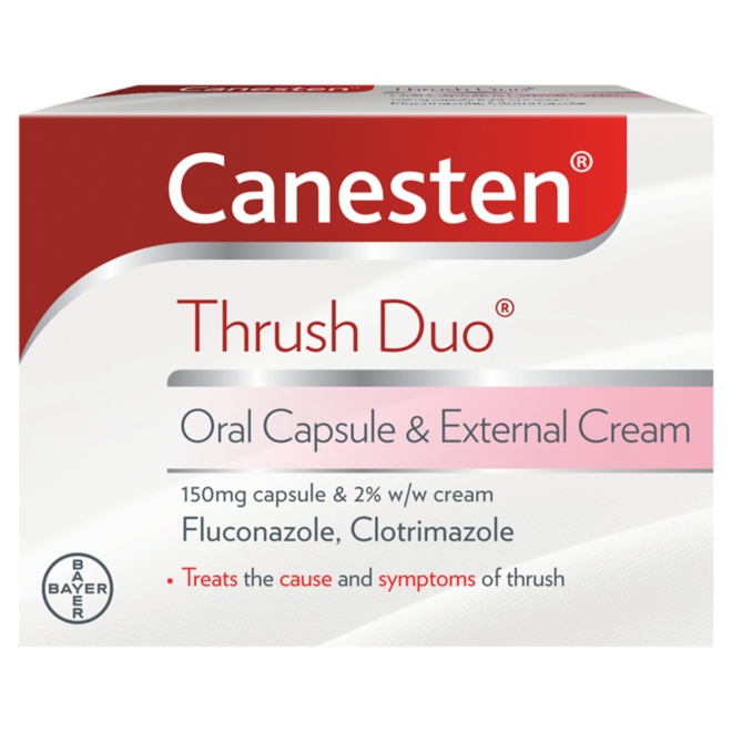 5010605620140 T1 Canesten Thrush Duo Oral Capsule   External Cream