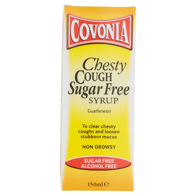 5011309450415 T70 Covonia Chesty Cough Sugar Free Syrup 150ml