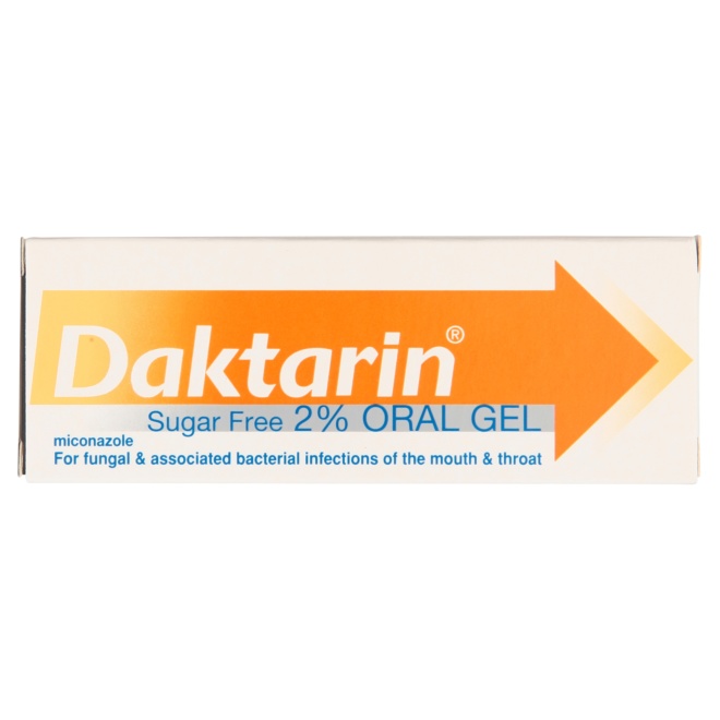 5012674021422 T70 Daktarin Sugar Free 2  Oral Gel 15g