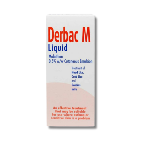 Derbac M Liquid 150ml - Lice & Scabies