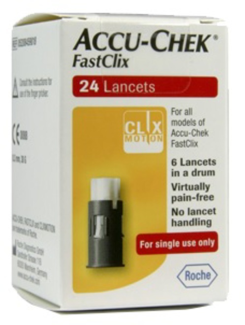 Accu-Chek FastClix Lancets. 24