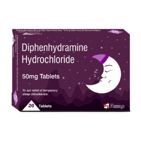 Diphenhydramine Hydrochloride Sleep Aid - 20 Tablets
