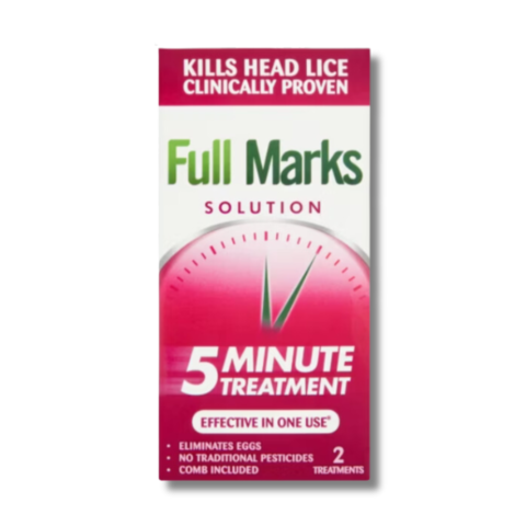 Full Marks Solution - 5 Minute Treatment for Head Lice