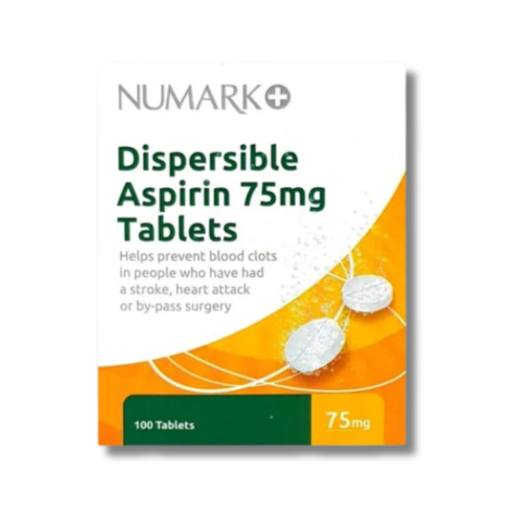 Numark Dispersible Aspirin 75mg