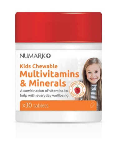 Numark Kids Chewable Multivitamins & Minerals Tablets