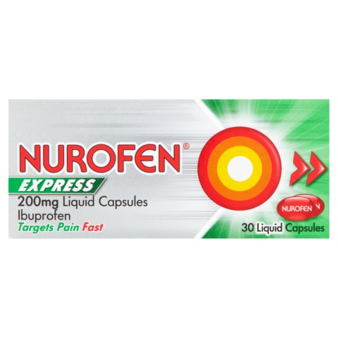 Nurofen Express 200mg Liquid Capsules