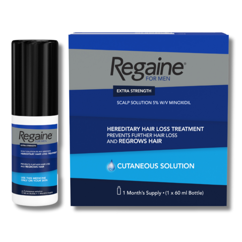 Regaine For Men Extra Strength Solution - 1 Month Supply