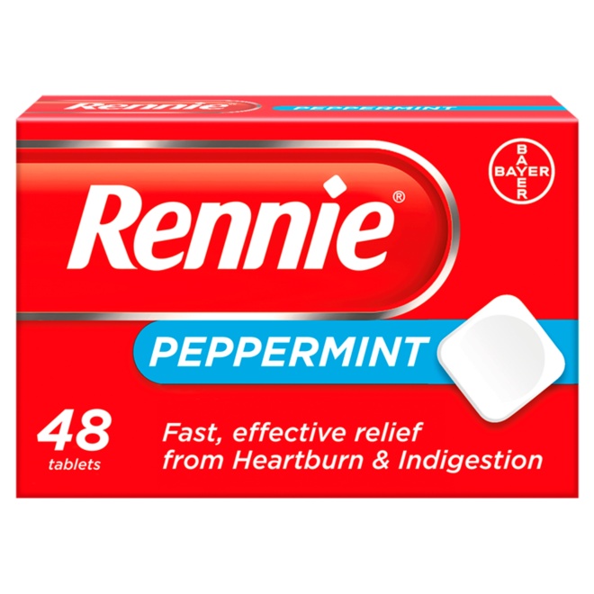 5010605295034 T517 Rennie Peppermint 48 Tablets