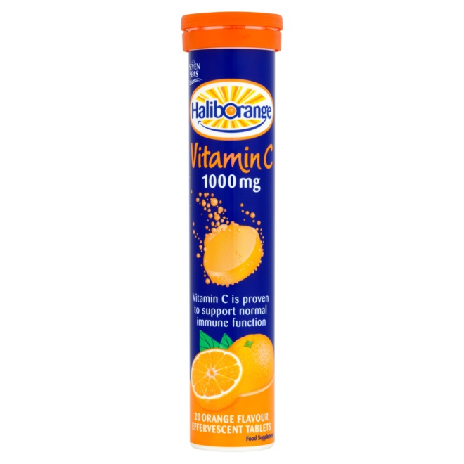 5012335106505 T1 Haliborange Vitamin C Orange 1000mg Effervescent T
