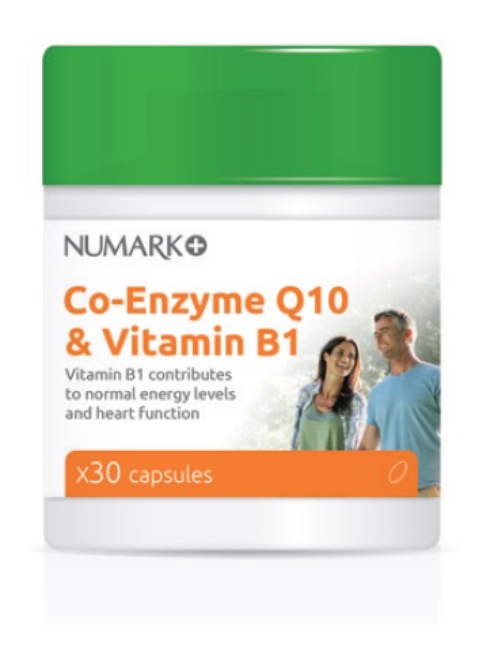 Numark Co-Enzyme Q10 & Vitamin B1 Caps