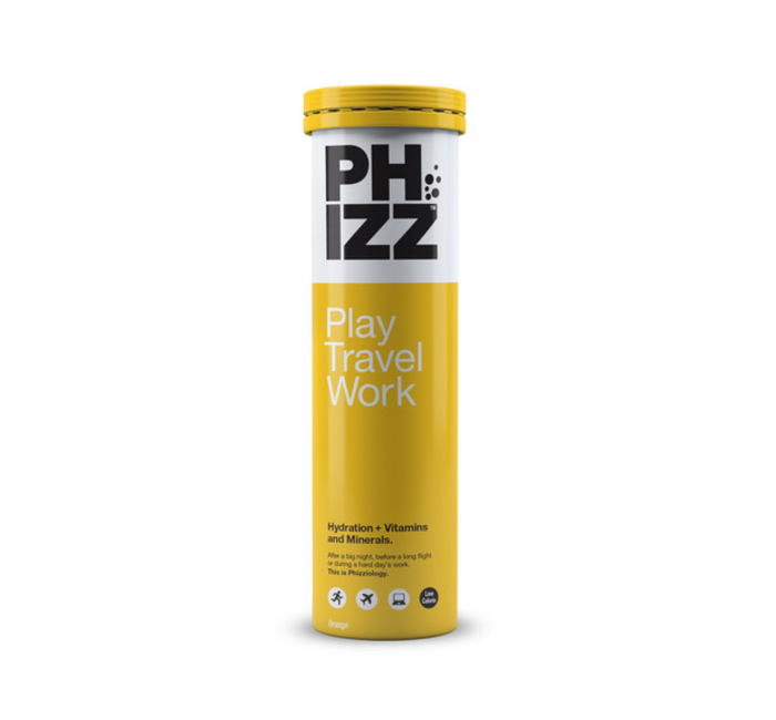 Phizz Orange 20s Product Shot Hydration Tabs