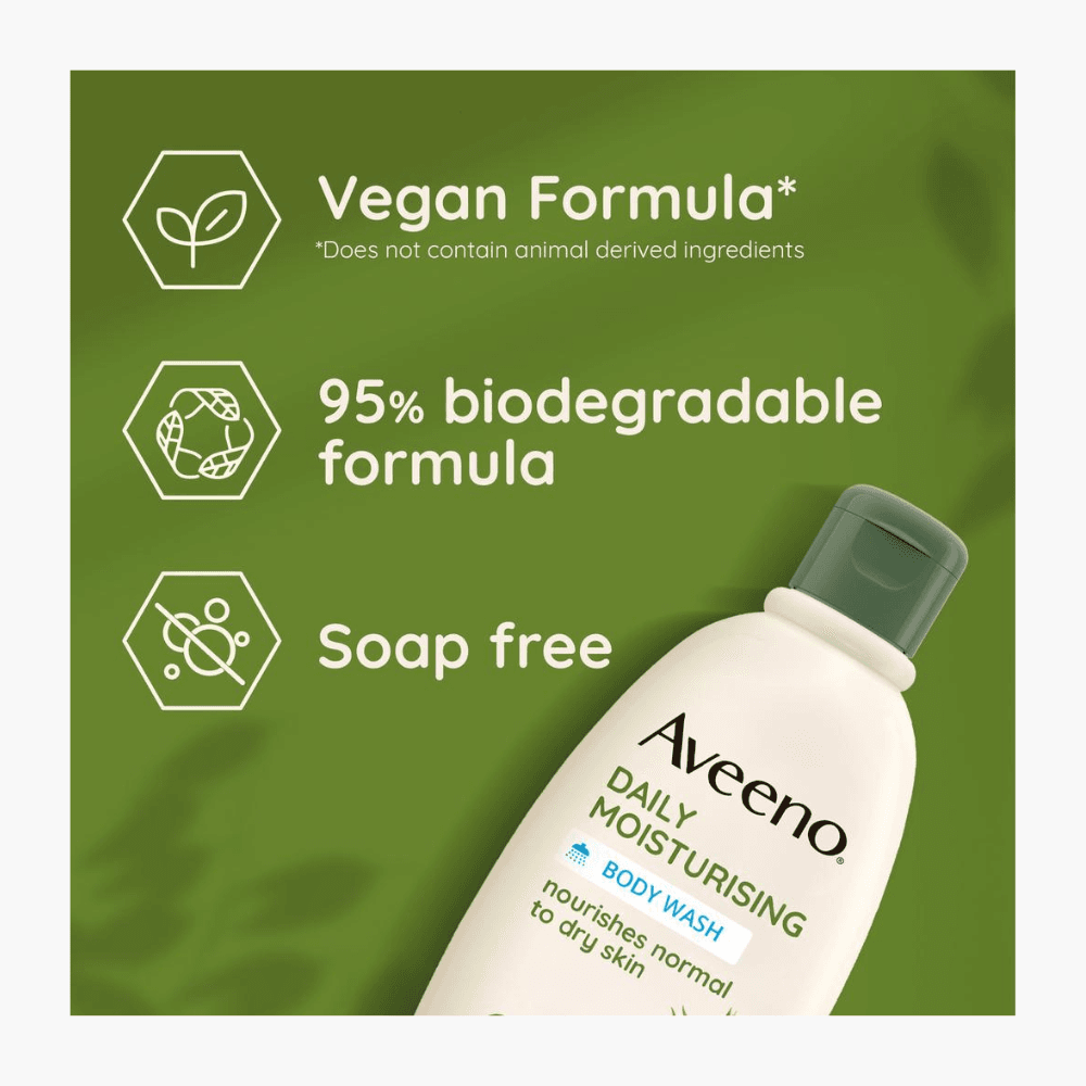 AVEENO Daily Moisturising Body Wash Normal to Dry Skin 6 AVEENO Daily Moisturising Body Wash Normal to Dry Skin