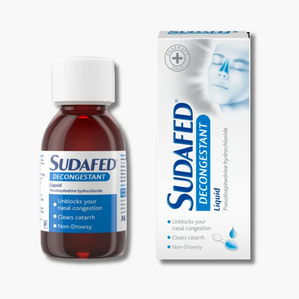 Sudafed decongestant Liquid